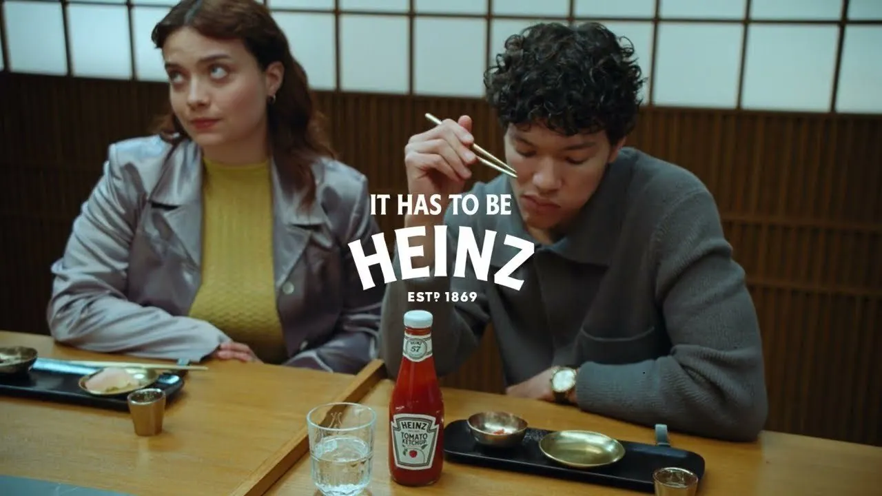 Ketchup, even on sushi.